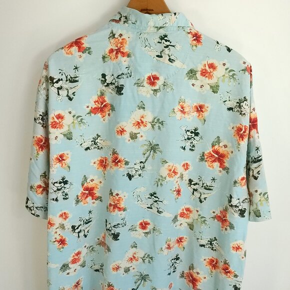 Tommy Bahama Hawaiian Shirt Men's XXL Multicolor Disney Parks Mickey Mouse - Picture 9 of 11